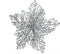 Poinsettia plc d23.50h10cm zilver