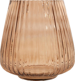 Point-Virgule - Vaas - Glas - Mokka - Ø 17.7cm H 18cm