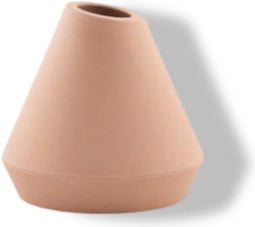 Point-Virgule vaas uit bamboevezel poederroze ø 11cm H 10.5cm