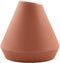 Point-Virgule vaas uit bamboevezel terracotta ø 11cm H 10.5cm