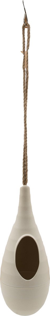 Point Virgule voederhuisje druppel bamboevezel gebroken wit