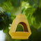 Point-Virgule - Voederhuisje voor tuinvogels - Hangend - Okergeel – 18x17,5x15,5cm