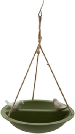 Point Virgule vogelbad/ voederschaal bamboevezel groen