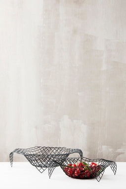 Point-Virgule Wire fruitmand zwart