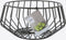 Point-Virgule - Wire - Fruitschaal - Fruitmand - Metaal - Zwart - 27 x 14 cm