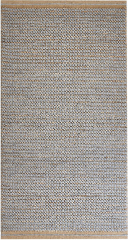 BANOO - Vloerkleed - Grijs - 80 x 150 cm - Wol