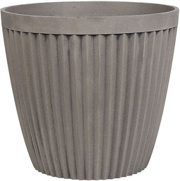 POKA - Plantenbak - Grijs - 36 cm - Polyresin