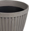 POKA - Plantenbak - Grijs - 36 cm - Polyresin