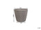 POKA - Plantenbak - Grijs - 36 cm - Polyresin