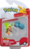 Pokémon Battle Figuren - Chespin & Beldum, 2st.