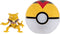 Pokémon Clip 'N' Go Abra en Level Ball Speelset, 2dlg.