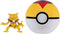 Pokémon Clip 'N' Go Abra en Level Ball Speelset, 2dlg.