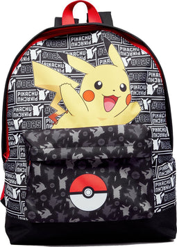 Pokémon Pokeball Rugzak Junior 13 Liter Zwart/rood