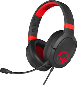 Pokémon - Pro G1 gaming koptelefoon - afneembare microfoon - verstelbaar - lange kabel (zwart/rood)