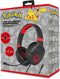 Pokémon - Pro G1 gaming koptelefoon - afneembare microfoon - verstelbaar - lange kabel (zwart/rood)
