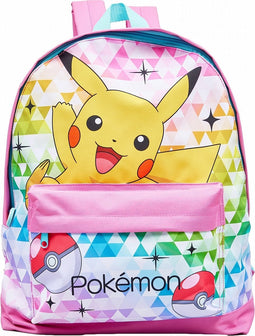Pokémon Rugzak, Pink - 40 x 32 x 12 cm - 15,6 L - Polyester