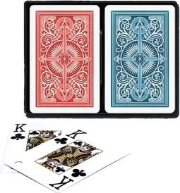 Pokerkaarten KEM 2-pack 100% Blauw/Rood