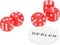 Pokerset met 300 Poker Chips - Incl. Pokerkoffer met Kaartspel en Fiches - Poker Set voor 4-5 Personen - 38,5 x 21 x 6 cm - Aluminium - Zilver