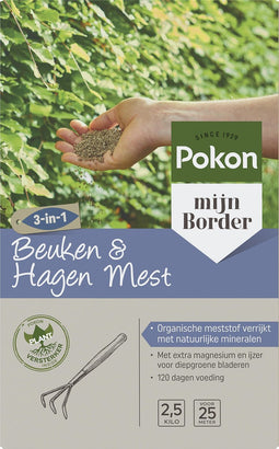 Pokon Beuken & Hagen Mest - 2,5kg - Meststof - 3-in-1 werking