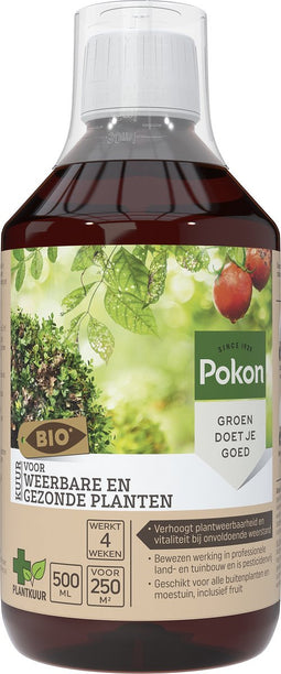 Pokon Bio Kuur Voor Weerbare en Gezonde Planten Concentraat - 500ml - Verhoogt plantweerbaarheid - Geschikt voor buitenplanten, moestuinplanten en fruitbomen