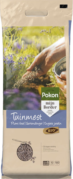 Pokon Bio Tuinmest - 10kg - Meststof (universeel) - 120 dagen voeding