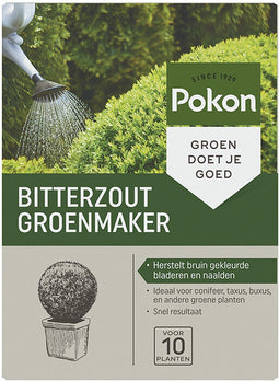 Pokon Bitterzout Groenmaker - 500gr - Planten hersteller - Voor Buxus of Conifeer