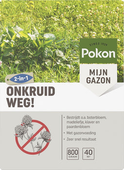 Pokon Onkruid Weg! - 800gr - Onkruidverdelger - Geschikt voor 40m² - Onkruidbestrijder