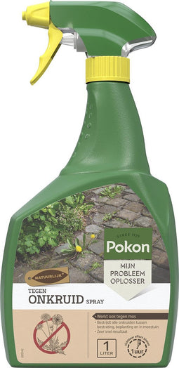 Pokon tegen Onkruid - Spray - 1l - Onkruidbestrijding - 100% natuurlijk
