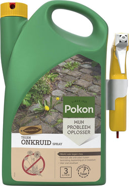 Pokon tegen Onkruid - Spray - 3l - Onkruidbestrijding - 100% natuurlijk