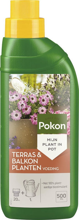 Pokon Terras & Balkonplanten Voeding - 500ml - Plantenvoeding - 20ml per 1L water