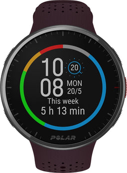 Polar Pacer Pro - Geavanceerd GPS Hardloophorloge - Autumn Maroon - Maten S-L
