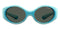 POLAROID zonnebril Polariserend PLD 8037/S Unisex-Blauw