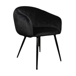 Pole to Pole - Bubble chair - Velvet - Black