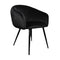 Pole to Pole - Bubble chair - Velvet - Black