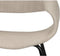 Pole to Pole - Whale stoel - Chenille - Beige