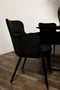 Pole to Pole - Wing chair - Black - Set of 2