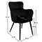 Pole to Pole - Wing chair - Sand white - Set of 2