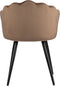 PoleWolf Crown Eetkamerstoel - Velvet - Brons