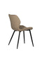 PoleWolf - Lupo chair - Velvet - Sand White - Set of 4
