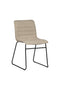 PoleWolf - Ripple chair - Chenille - Beige - Set of 4