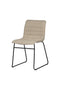PoleWolf - Ripple chair - Chenille - Beige - Set of 4