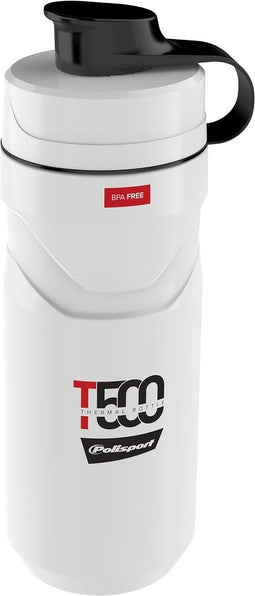 Polisport Bidon Thermal T500 500ml white-red