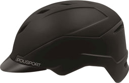 Polisport E-city Speed Pedelec Fietshelm - L ( 59 t/m 61 cm ) Geschikt voor Snorfiets - Zwart