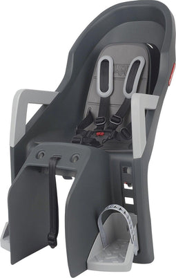 Polisport Guppy - Achterzitje - Maxi - CFS dragerbevestiging - Zwart/grijs