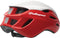 Polisport helm Aero Road mat rood/glans wit/zwart L 58-61cm