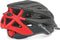 Polisport helm Twig mat zwart /rood M 55-58cm easy-lock
