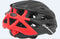 Polisport helm Twig mat zwart /rood M 55-58cm easy-lock