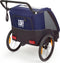 Polisport Kindertrailer met wandelkit grijs/blauw