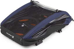 Polisport Kindertrailer zonder wandelkit grijs/blauw