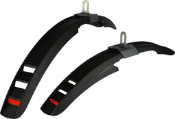 Polisport Mississipi - stel spatborden - spatbordenset 16/20 inch - Zwart